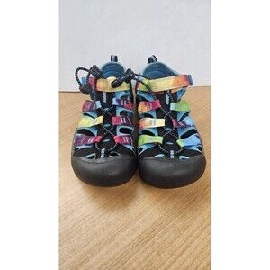 Keen Sandals Kids Size 4 Multicolor Tie Dye Fisherman Closed Toe Water Hiking